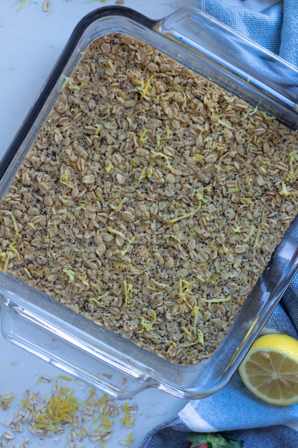 Lemon Poppy seed Baked Oatmeal — Audra's Appetite